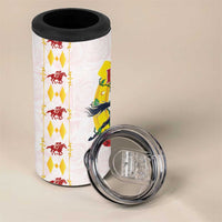 Kentucky Horse Racing 4 in 1 Can Cooler Tumbler Rose Floral