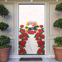 Kentucky Horse Racing Door Cover Rose Floral
