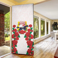 Kentucky Horse Racing Door Cover Rose Floral