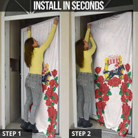 Kentucky Horse Racing Door Cover Rose Floral