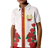 Kentucky Horse Racing Kid Polo Shirt Rose Floral