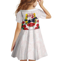 Kentucky Horse Racing Kid Short Sleeve Dress Rose Floral