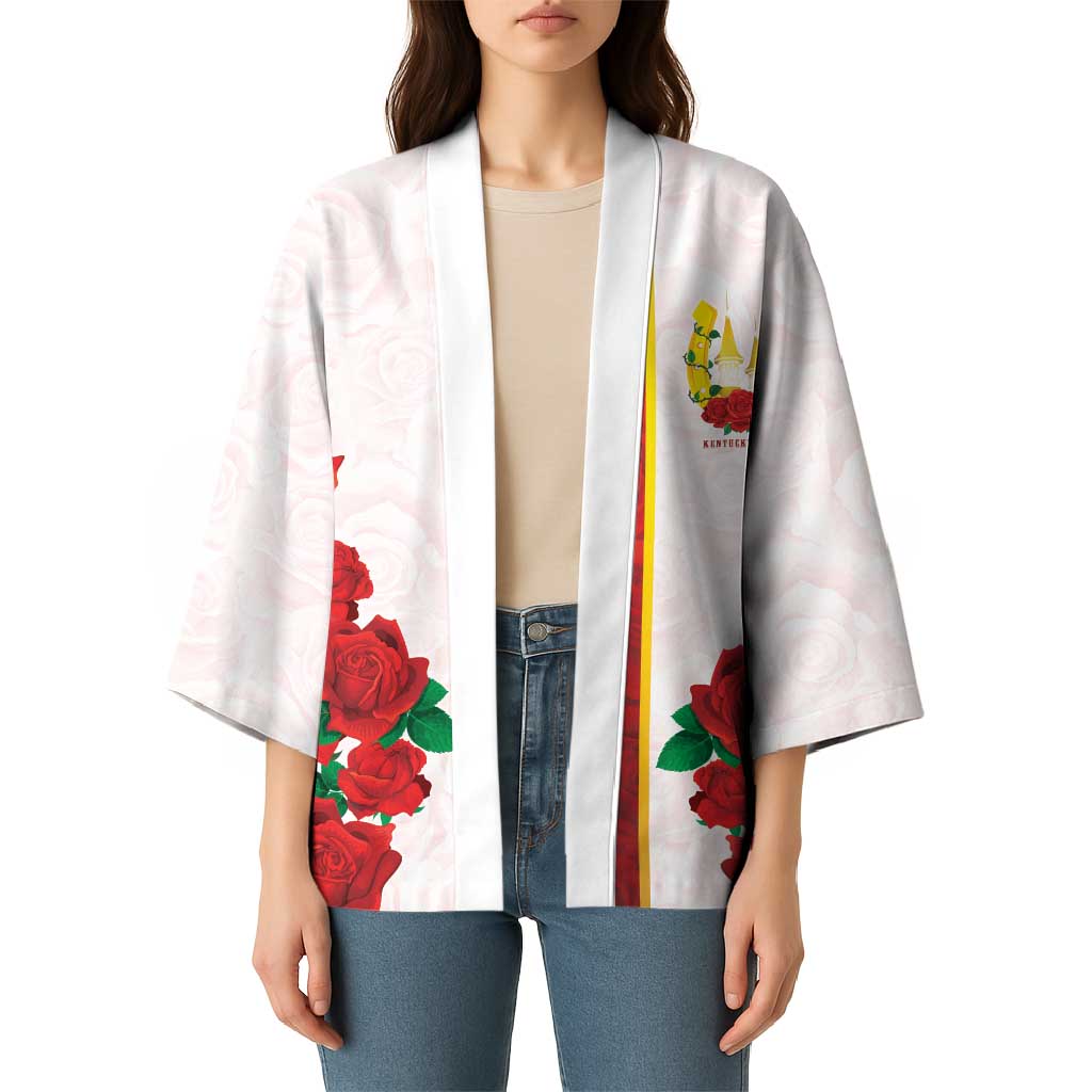 Kentucky Horse Racing Kimono Rose Floral