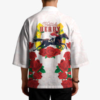 Kentucky Horse Racing Kimono Rose Floral