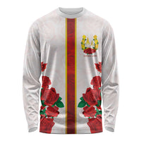 Kentucky Horse Racing Long Sleeve Shirt Rose Floral