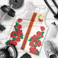 Kentucky Horse Racing Men Tank Top Rose Floral