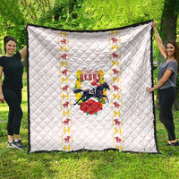 Kentucky Horse Racing Quilt Rose Floral