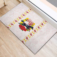 Kentucky Horse Racing Rubber Doormat Rose Floral