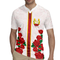 Kentucky Horse Racing Rugby Jersey Rose Floral