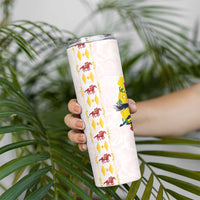 Kentucky Horse Racing Skinny Tumbler Rose Floral