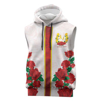 Kentucky Horse Racing Sleeveless Hoodie Rose Floral