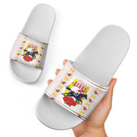 Kentucky Horse Racing Slide Sandals Rose Floral