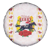 Kentucky Horse Racing Spare Tire Cover Rose Floral