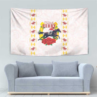 Kentucky Horse Racing Tapestry Rose Floral