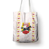 Kentucky Horse Racing Tote Bag Rose Floral