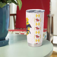 Kentucky Horse Racing Tumbler Cup Rose Floral