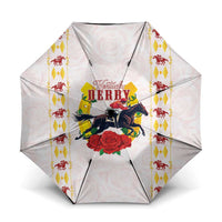 Kentucky Horse Racing Umbrella Rose Floral