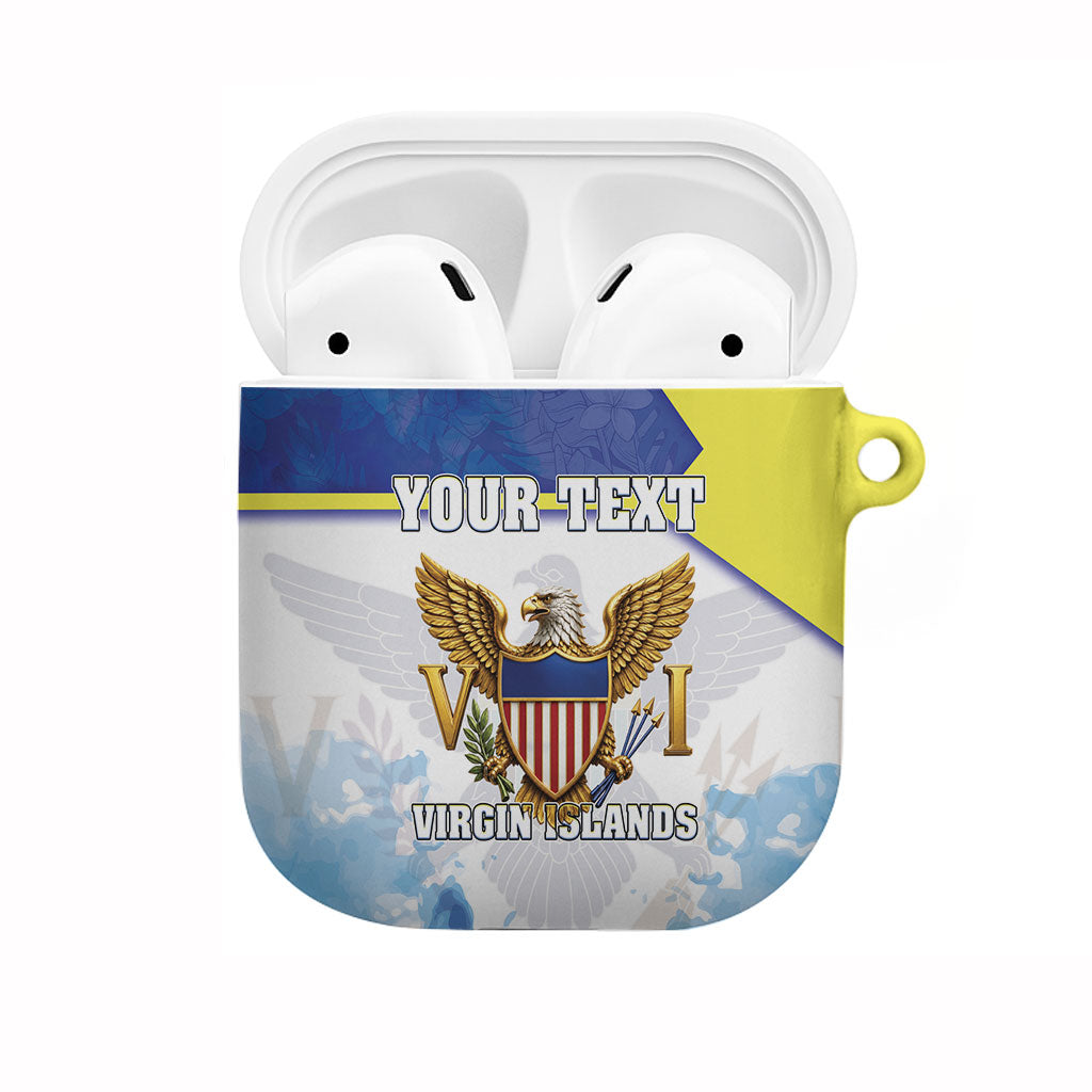 Personalized US Virgin Islands AirPods Case Happy Independence Day