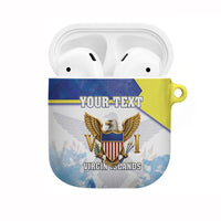 Personalized US Virgin Islands AirPods Case Happy Independence Day