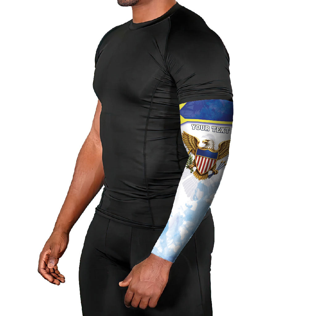 Personalized US Virgin Islands Arm Sleeves Happy Independence Day