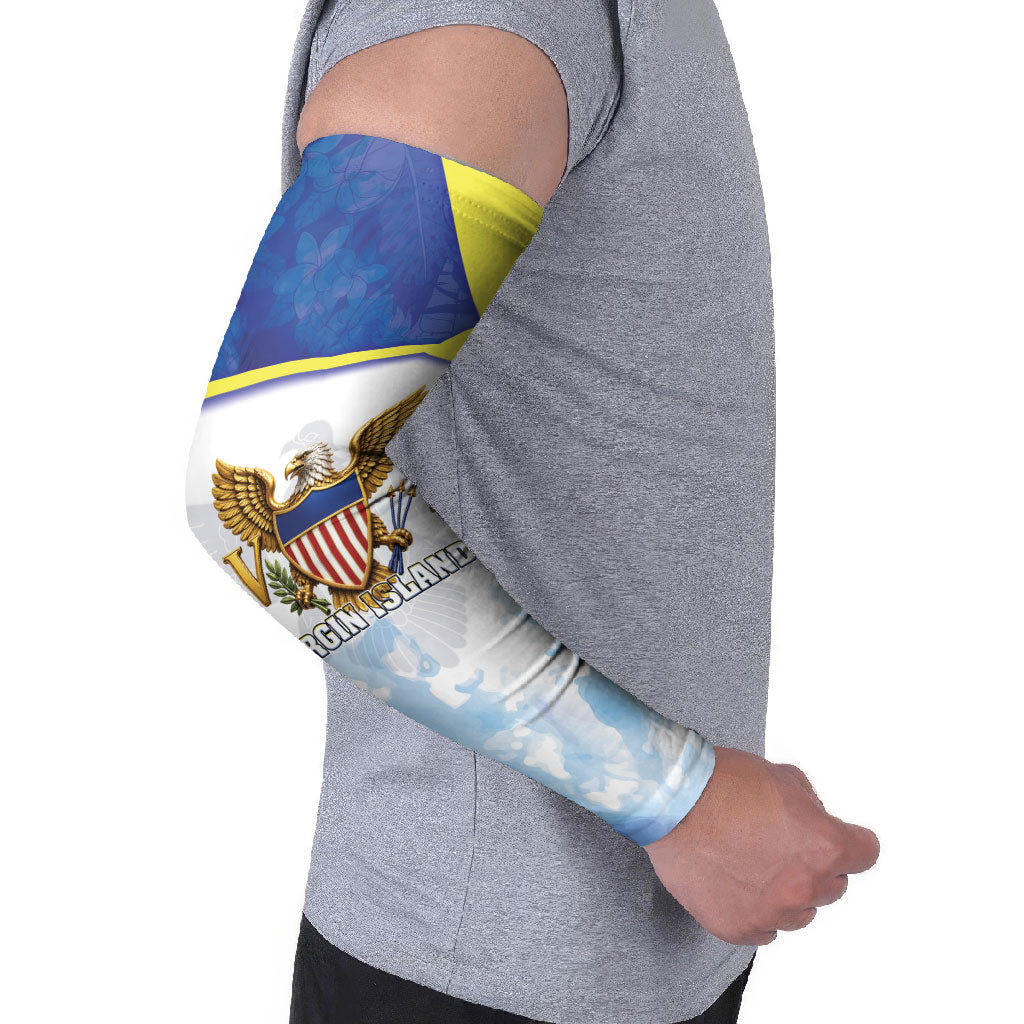 Personalized US Virgin Islands Arm Sleeves Happy Independence Day