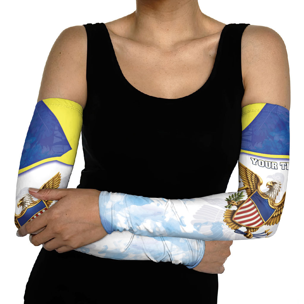 Personalized US Virgin Islands Arm Sleeves Happy Independence Day