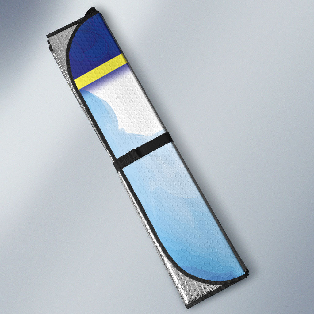 Personalized US Virgin Islands Auto Sun Shade Happy Independence Day