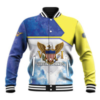 Personalized US Virgin Islands Baseball Jacket Happy Independence Day