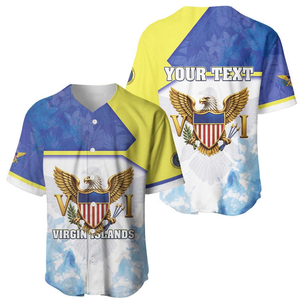 Personalized US Virgin Islands Baseball Jersey Happy Independence Day