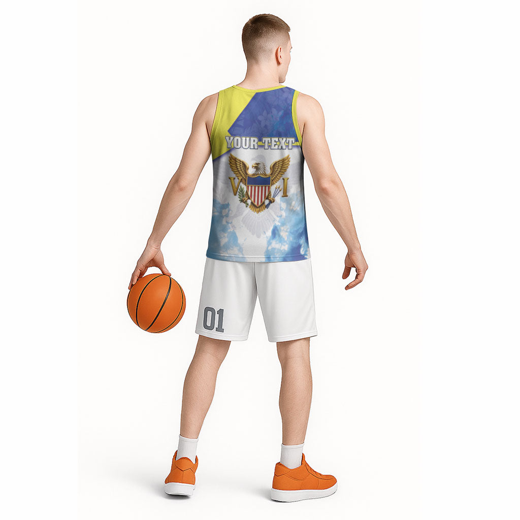 Personalized US Virgin Islands Basketball Jersey Happy Independence Day
