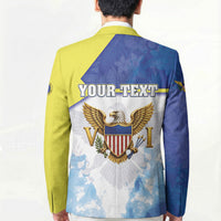 Personalized US Virgin Islands Blazer Happy Independence Day