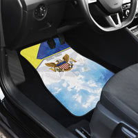 Personalized US Virgin Islands Car Mats Happy Independence Day