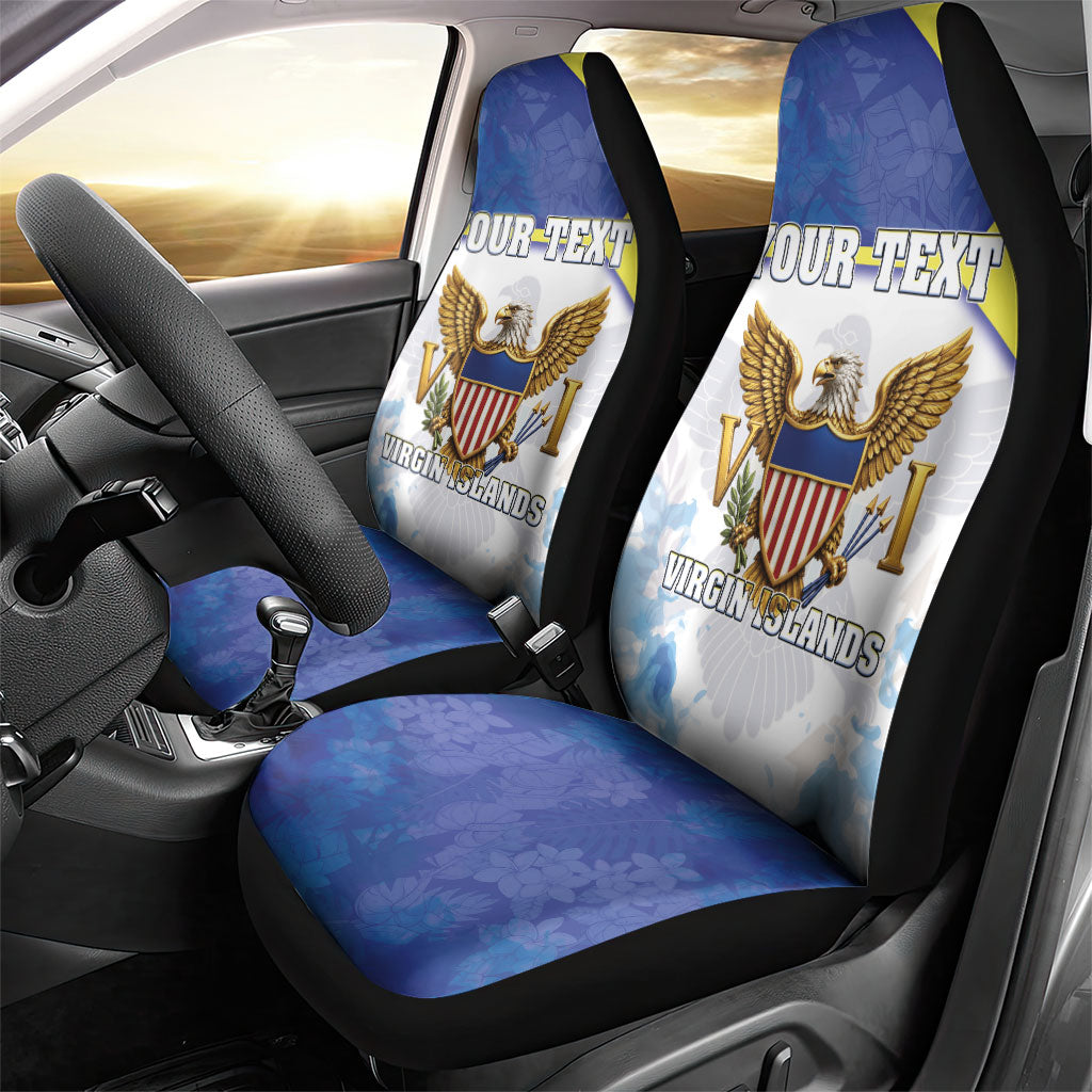 Personalized US Virgin Islands Car Seat Cover Happy Independence Day