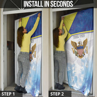 Personalized US Virgin Islands Door Cover Happy Independence Day