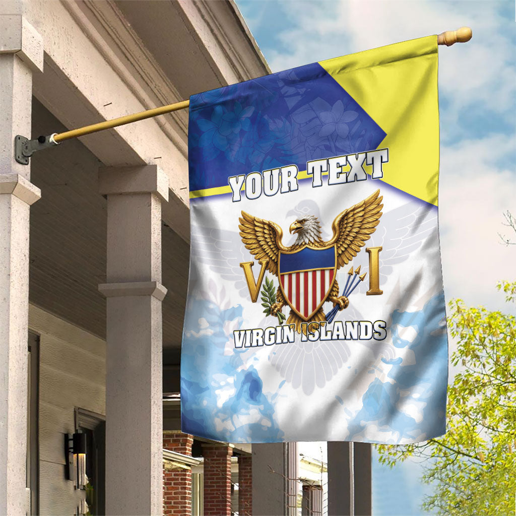 Personalized US Virgin Islands Garden Flag Happy Independence Day