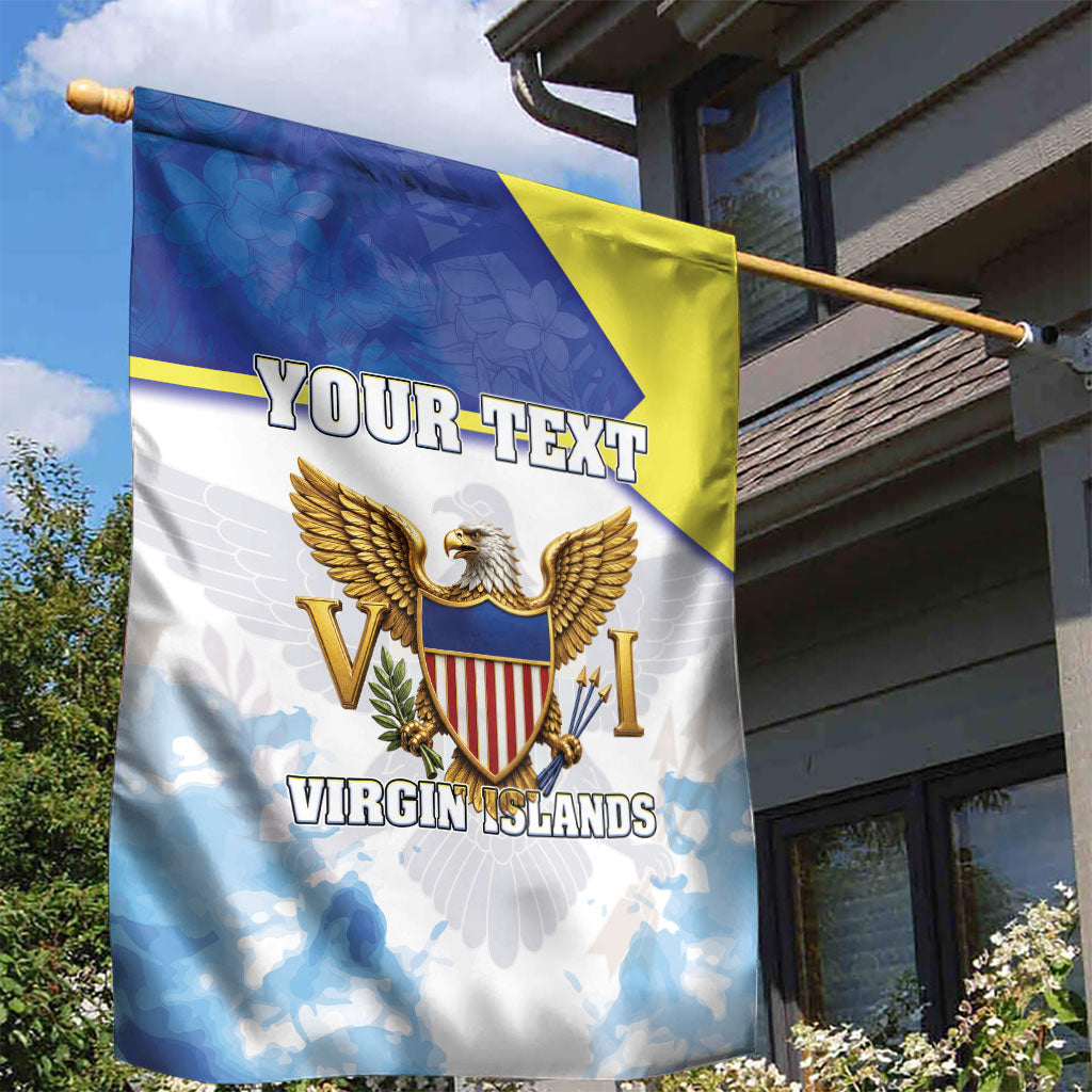 Personalized US Virgin Islands Garden Flag Happy Independence Day