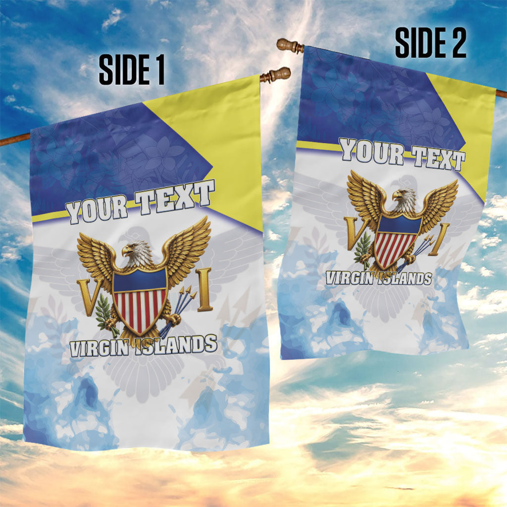 Personalized US Virgin Islands Garden Flag Happy Independence Day
