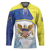 Personalized US Virgin Islands Hockey Jersey Happy Independence Day