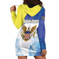 Personalized US Virgin Islands Hoodie Dress Happy Independence Day