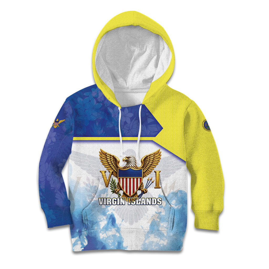 Personalized US Virgin Islands Kid Hoodie Happy Independence Day