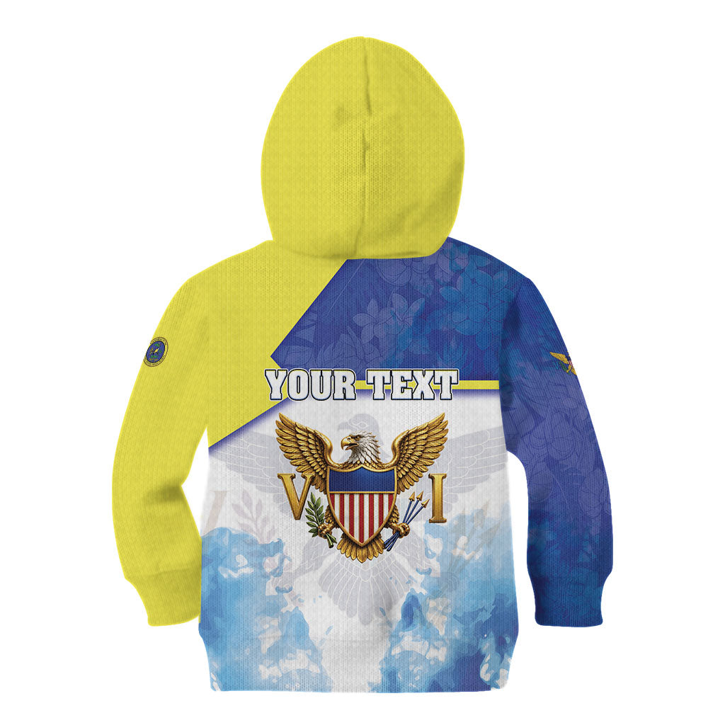 Personalized US Virgin Islands Kid Hoodie Happy Independence Day