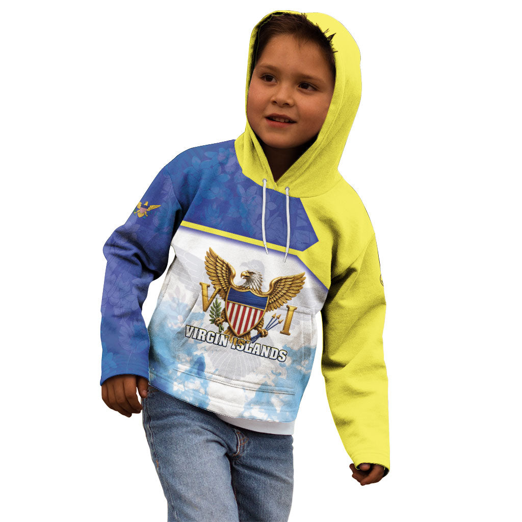 Personalized US Virgin Islands Kid Hoodie Happy Independence Day