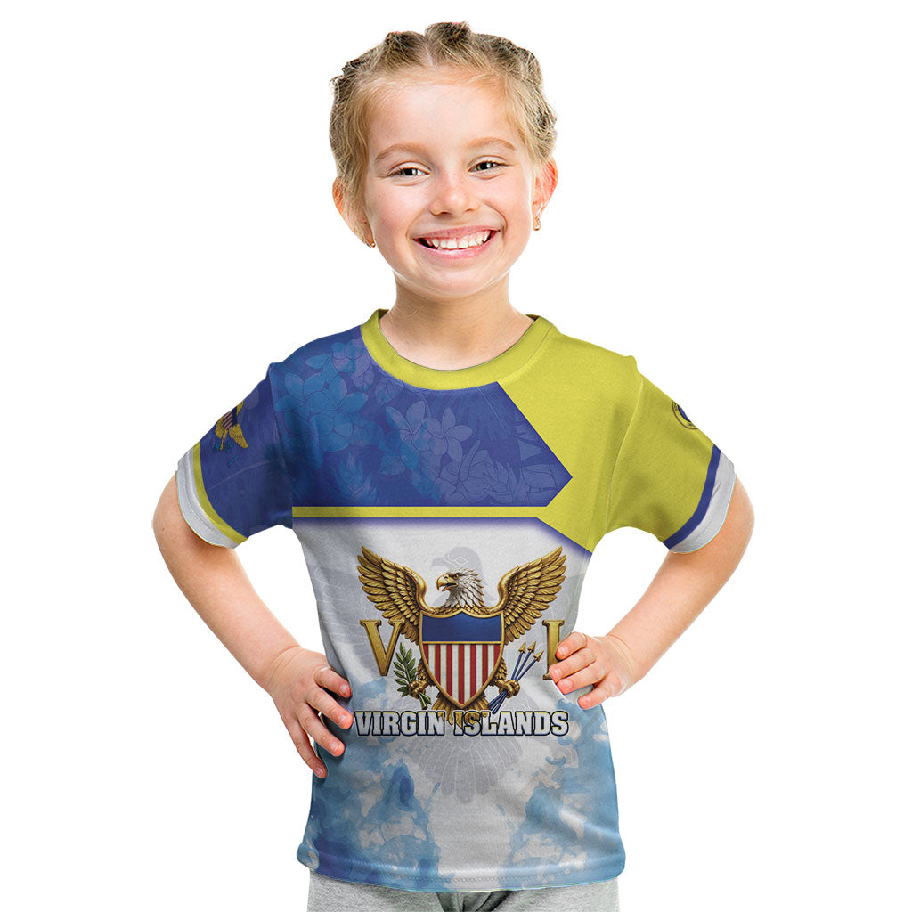 Personalized US Virgin Islands Kid T Shirt Happy Independence Day