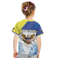 Personalized US Virgin Islands Kid T Shirt Happy Independence Day