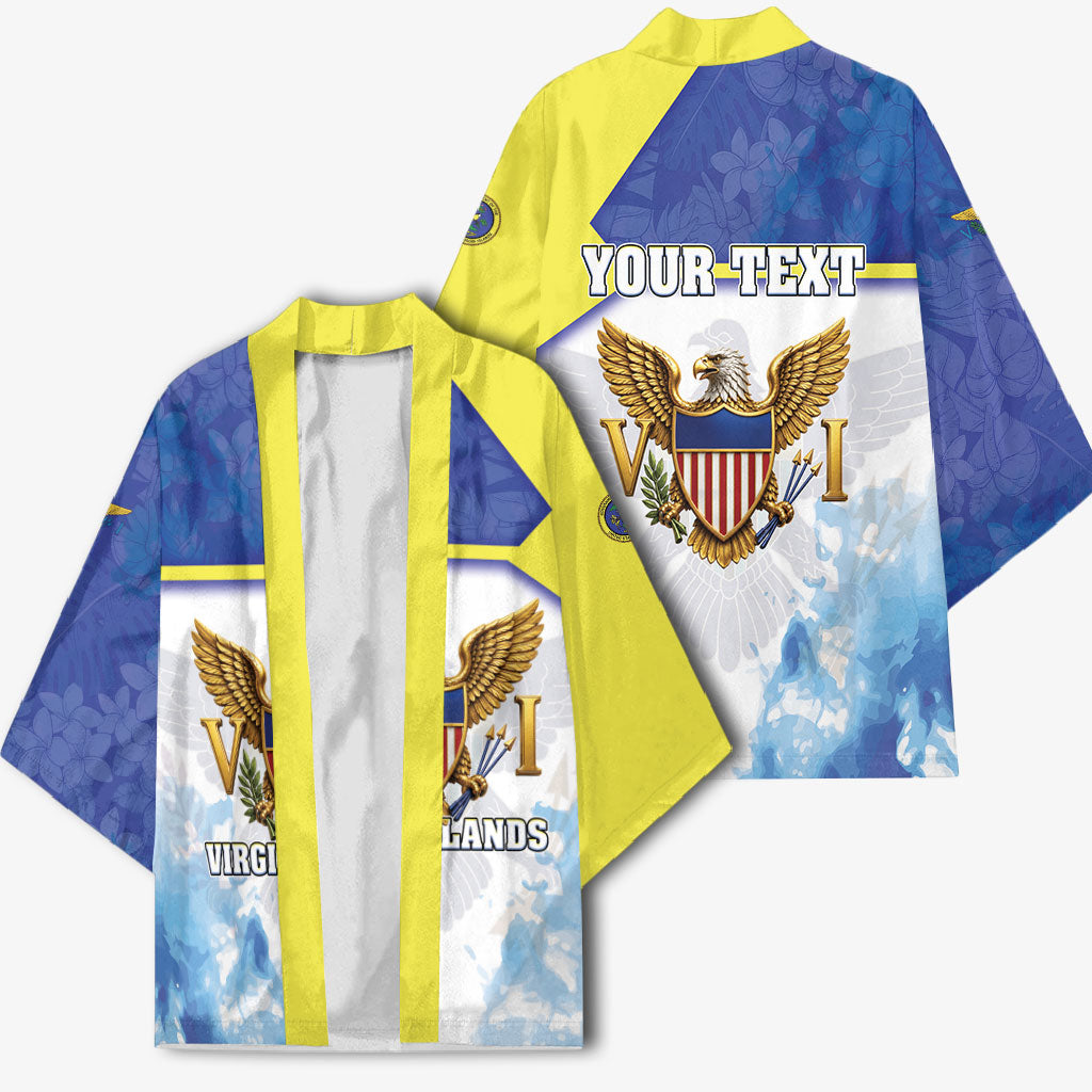 Personalized US Virgin Islands Kimono Happy Independence Day
