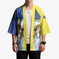 Personalized US Virgin Islands Kimono Happy Independence Day
