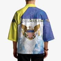 Personalized US Virgin Islands Kimono Happy Independence Day