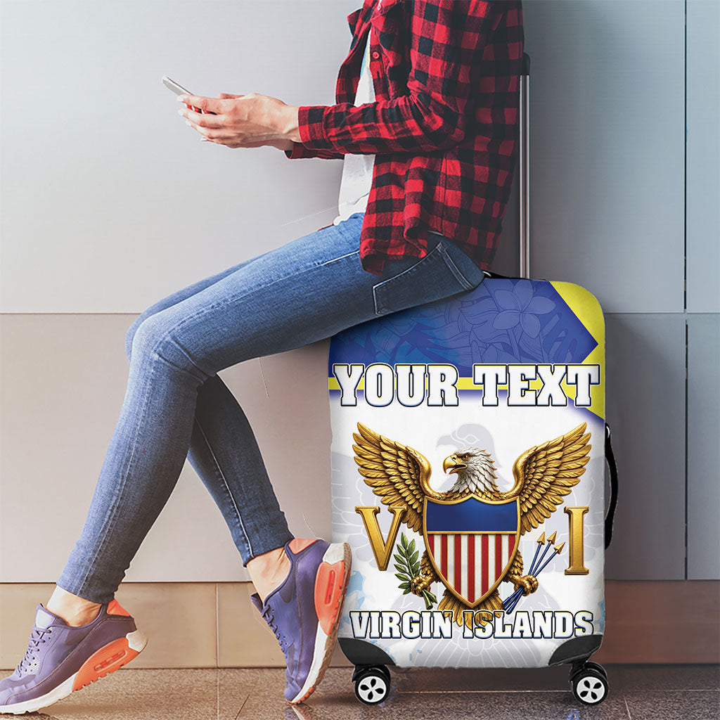 Personalized US Virgin Islands Luggage Cover Happy Independence Day