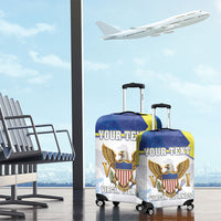 Personalized US Virgin Islands Luggage Cover Happy Independence Day
