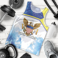 Personalized US Virgin Islands Men Tank Top Happy Independence Day